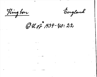 Bild på arkivkortet för arkivposten Kington
