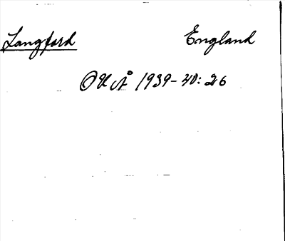 Bild på arkivkortet för arkivposten Langford