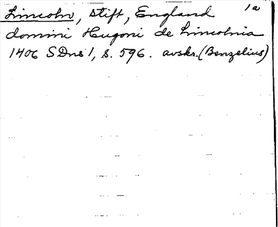 Bild på arkivkortet för arkivposten Lincoln