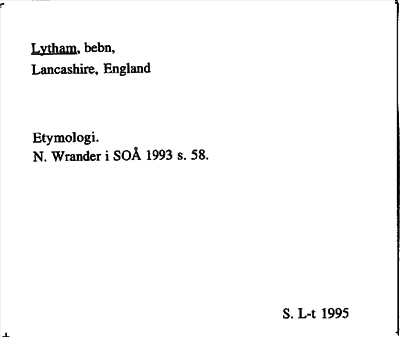Bild på arkivkortet för arkivposten Lytham