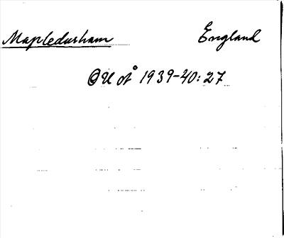 Bild på arkivkortet för arkivposten Mapledurham