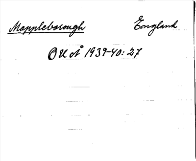 Bild på arkivkortet för arkivposten Mappleborough