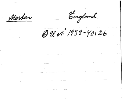 Bild på arkivkortet för arkivposten Merton