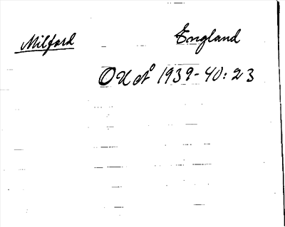 Bild på arkivkortet för arkivposten Milford