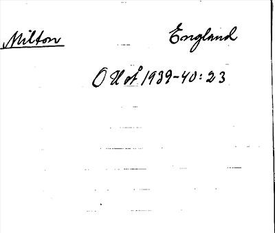 Bild på arkivkortet för arkivposten Milton