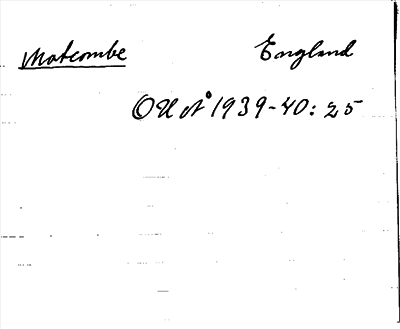 Bild på arkivkortet för arkivposten Motcombe