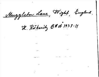 Bild på arkivkortet för arkivposten Muggleton Lane