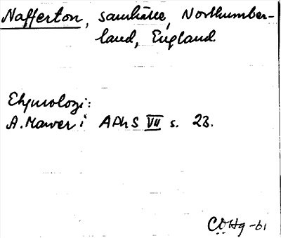 Bild på arkivkortet för arkivposten Nafferton