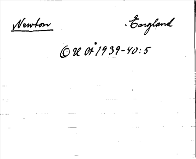 Bild på arkivkortet för arkivposten Newton
