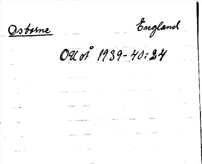 Bild på arkivkortet för arkivposten Osborne