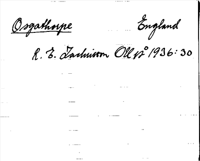 Bild på arkivkortet för arkivposten Osgathorpe