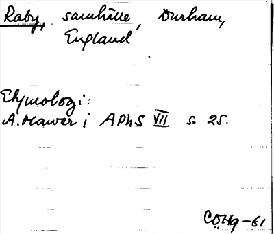 Bild på arkivkortet för arkivposten Raby
