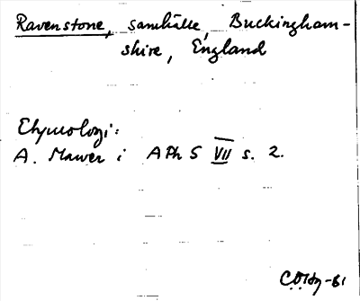 Bild på arkivkortet för arkivposten Ravenstone