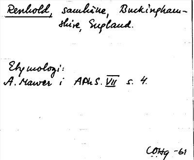 Bild på arkivkortet för arkivposten Renhold