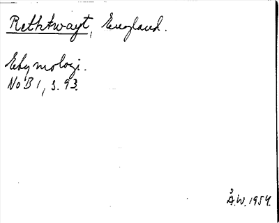 Bild på arkivkortet för arkivposten Rethtwayt