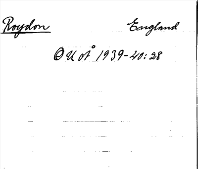Bild på arkivkortet för arkivposten Roydon