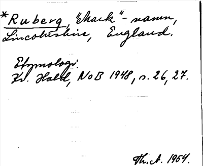Bild på arkivkortet för arkivposten Ruberg