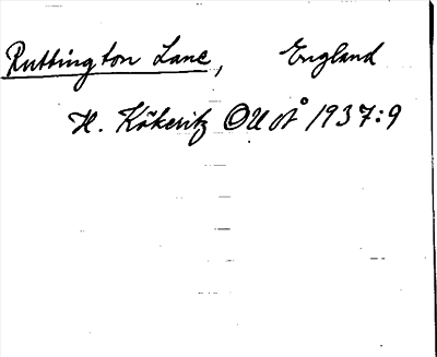 Bild på arkivkortet för arkivposten Ruttington Lane