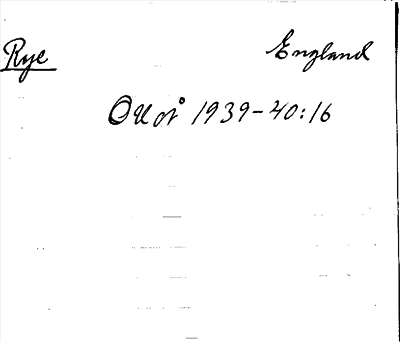 Bild på arkivkortet för arkivposten Rye