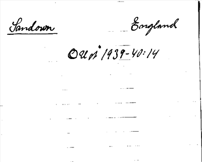 Bild på arkivkortet för arkivposten Sandown