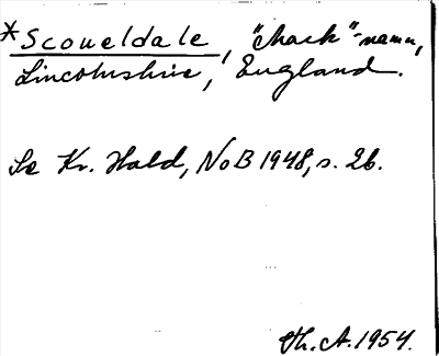 Bild på arkivkortet för arkivposten Scoueldale