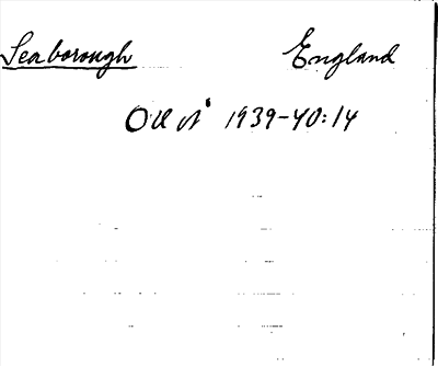 Bild på arkivkortet för arkivposten Seaborough