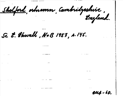 Bild på arkivkortet för arkivposten Shelford