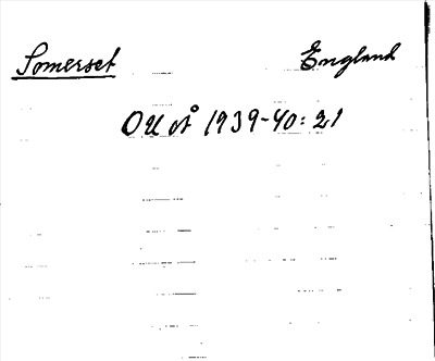 Bild på arkivkortet för arkivposten Somerset