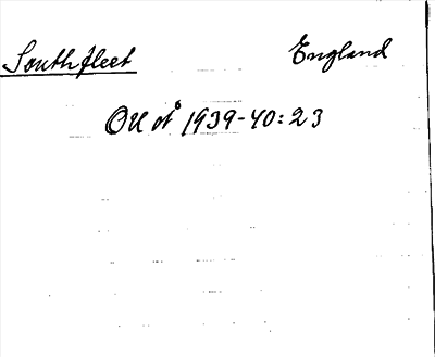 Bild på arkivkortet för arkivposten Southfleet