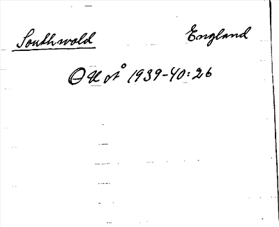 Bild på arkivkortet för arkivposten Southwold