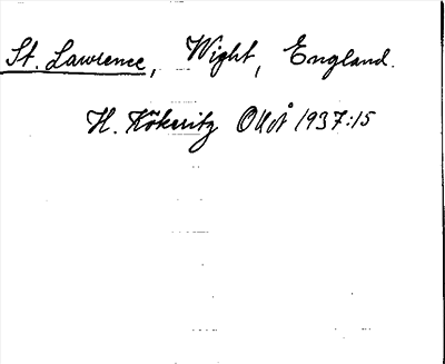 Bild på arkivkortet för arkivposten St.  Lawrence