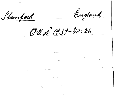 Bild på arkivkortet för arkivposten Stamford