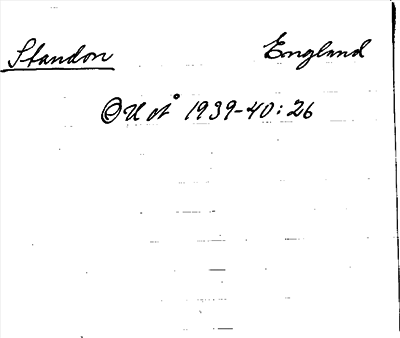 Bild på arkivkortet för arkivposten Standon