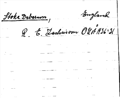 Bild på arkivkortet för arkivposten Stoke Dabernon