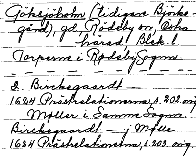 Bild på arkivkortet för arkivposten Göksjöholm