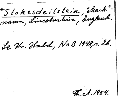Bild på arkivkortet för arkivposten Stokesdeilstein