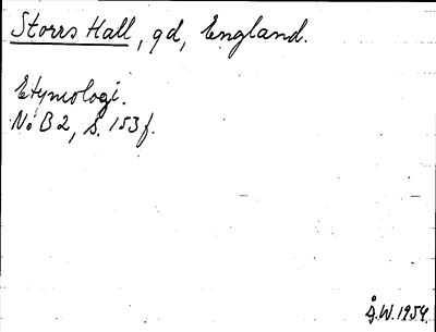 Bild på arkivkortet för arkivposten Storrs Hall