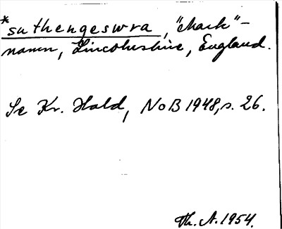 Bild på arkivkortet för arkivposten suthengeswra