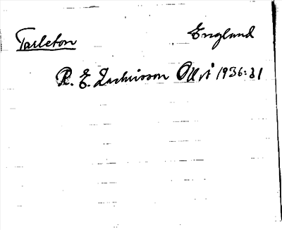 Bild på arkivkortet för arkivposten Tarleton