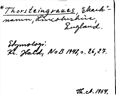 Bild på arkivkortet för arkivposten Thorteingraues