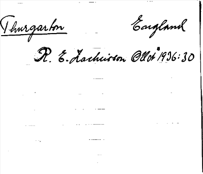 Bild på arkivkortet för arkivposten Thurgarton