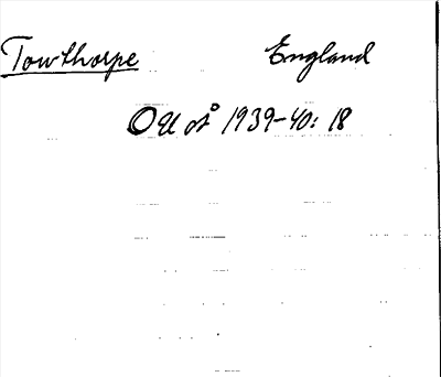 Bild på arkivkortet för arkivposten Towthorpe