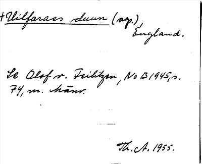 Bild på arkivkortet för arkivposten Uilfaraes duun