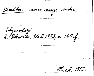 Bild på arkivkortet för arkivposten Walton