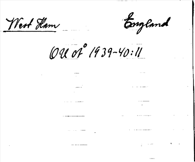 Bild på arkivkortet för arkivposten West Ham