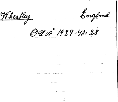 Bild på arkivkortet för arkivposten Wheatley