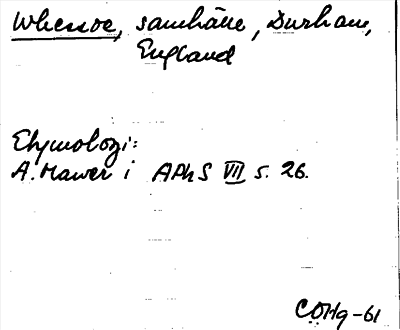 Bild på arkivkortet för arkivposten Whessoe