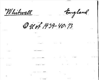 Bild på arkivkortet för arkivposten Whitwell