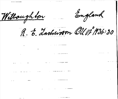 Bild på arkivkortet för arkivposten Willoughton