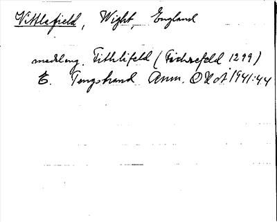 Bild på arkivkortet för arkivposten Vittlefield